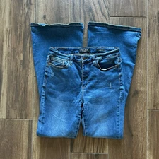 Judy Blue Flare Fit Jeans Womens Size 9 29 Blue Medium Wash Denim JB88172