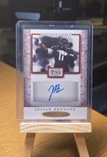 2021 Sage Premier Draft - Autographs Josiah Bronson #A120 Red (AU, RC)