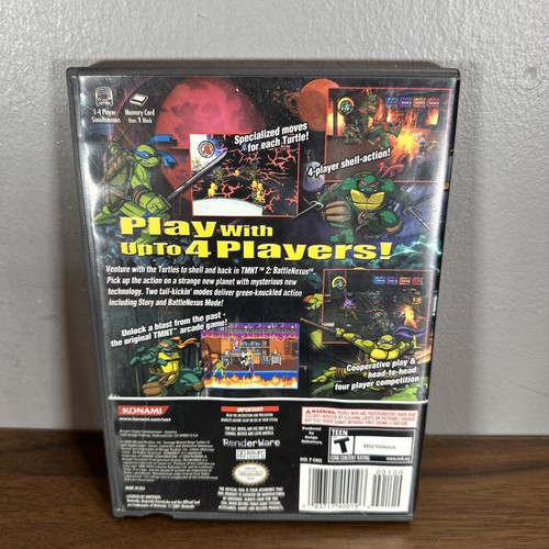 Teenage Mutant Ninja Turtles Nintendo GameCube Complete W/ Manual CIB - Picture 6 of 7