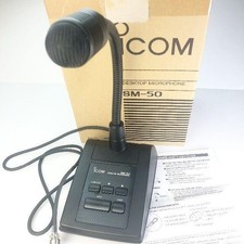ICOM SM-50 Microfono dinamico da scrivania con up NUOVO DI ZECCA con scatola