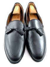 Allen Edmonds "GRAYSON" Men's Leather Tassel Loafers 11 D Black USA 640N 