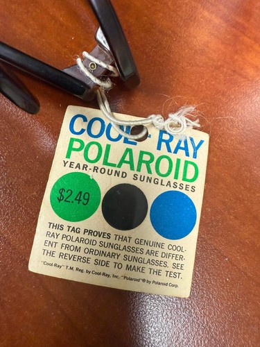 PEEKINI COOL-RAY Polaroid 112 Sunglasses + Original Lenses & Swing Tag-VINTAGE - Picture 3 of 14