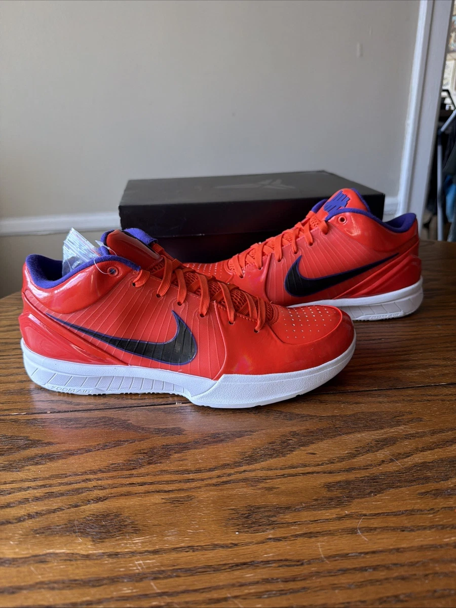 Preços baixos em Nike Undefeated x Kobe 4 Protro Team Orange | eBay