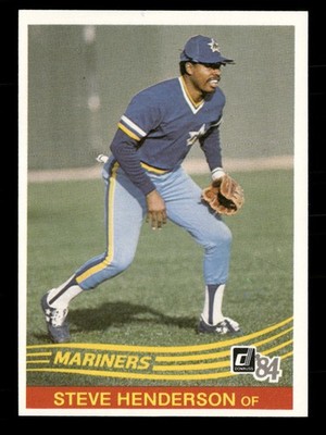 1984 Donruss #389 Steve Henderson Seattle Mariners