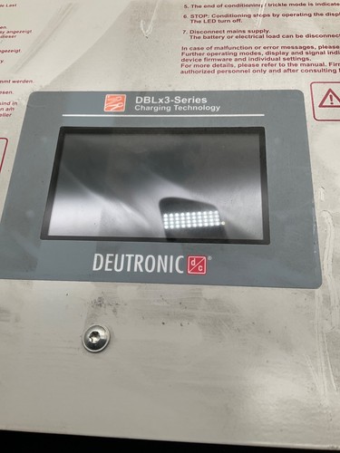 DEUTRONIC DBL2253/3W-14-B-HAN Intelligent Battery Charger USED - Picture 3 of 7