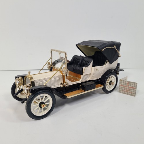 Miniature Franklin Mint 1/24 - Packard Victoria 1912 Blanche - Bon état
