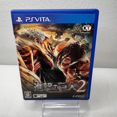 PS Vita Attack on Titan 2 Japanese Ver Cartridge Case Manual KOEI TECMO GAMES