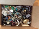 VINTAGE COSTUME JEWELRY GRAB BOX - 5+ POUNDS