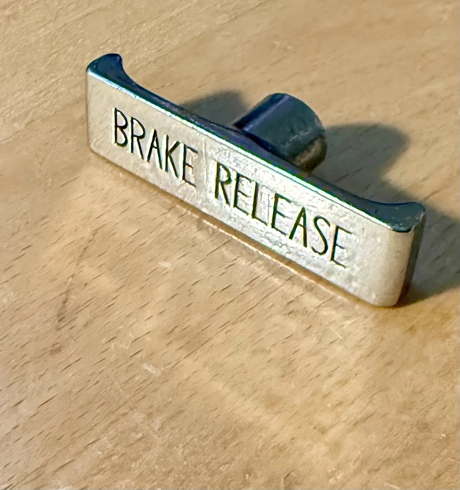 1950S 1960S 1970S PANEL DEBAJO DEL TABLERO LIBERACIÓN FRENO MANIJA T PALANCA DE TRACCIÓN AÑOS 60 70S Foto 3 de 4