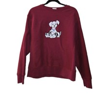 Vintage Disney Store 102 Dalmatians XL Red Sweatshirt