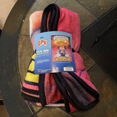 Garbage Pail Kids Adam Bomb Large Fleece Throw Blanket | 60 x 45 Inches