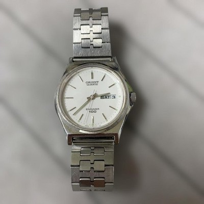 Orient Swimmer 100 Quartz Diver Watch Timepiece Mens Japan Made wrist 18cm