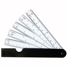 Multifunctional Scale Ruler Foldable Rulers Architect Engineer Drawing Tool