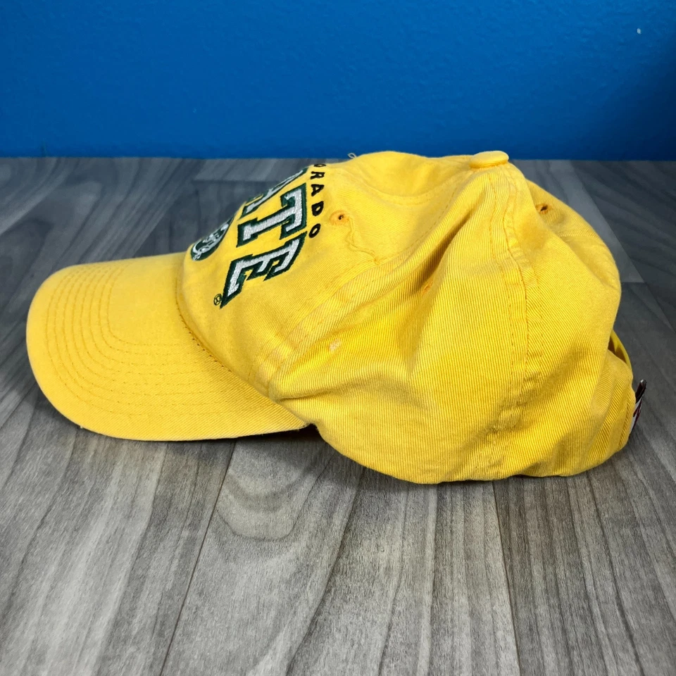 Vintage Colorado State Rams Hat Zephr Graf-x Yellow Strapback OSFA - Image 2 of 4