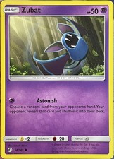 Zubat - 54/149 - Sun & Moon Base Pokemon 2017