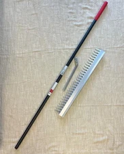 Razor-Back 63137Gr Landscape Rake,30 In. W,Aluminum Handle