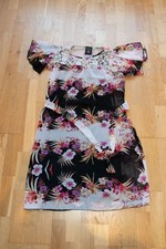 Floral Tea Dress Vintage Retro Style Day Dress Summer Occasion Size 12 14 BNWT