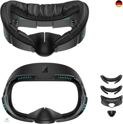 AMVR Face Cover Pad Facial Interface kompatibel mit Meta/Oculus Quest 3
