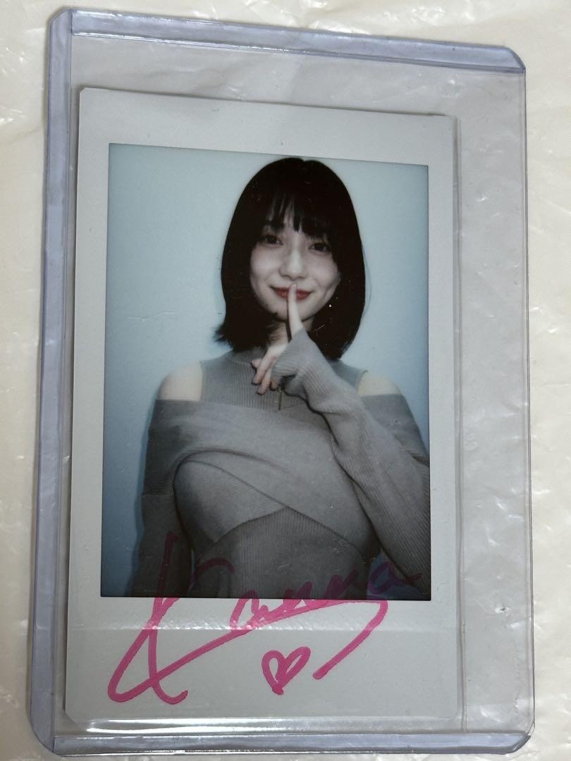 交渉可✦SKT T1 Bang サイン グッズ セット Kanna Seto Autographed Instax Photo Cheki Japanese Actress