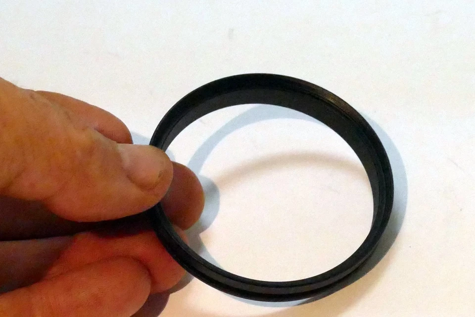 58mm to 58mm Step-up ring Metal adapter double threaded for rubber hood - Image 4 of 4