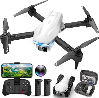 Drone with Camera 1080P HD FPV Foldable Drone for Beginners and Kids ...
