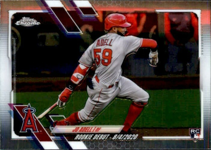 Jo Adell 2021 Topps Chrome Update Rookie Debut Card #USC40