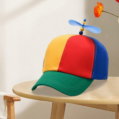 Bunter Propeller-Hut mit Propeller auf der Baseball-Mütze für Neu. - Bild 3 von 8