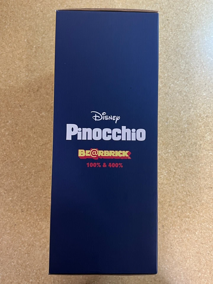 Juego de figuras Medicom Toy Disney Pinocho Bearbrick 100% y 400% Foto 4 de 4