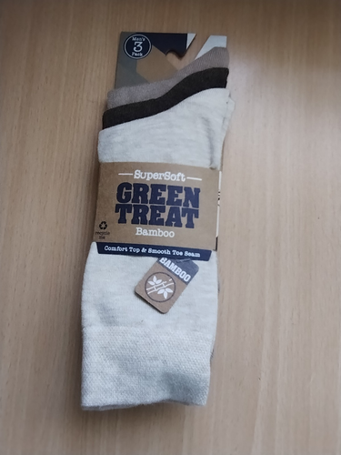 Calcetines de bambú supersuaves Green Treat para hombre 3 pares Reino Unido 7-11 - Imagen 56 de 75