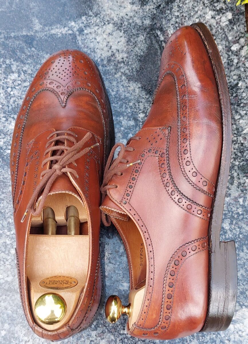 Crockett & Jones SUFFOLK vintage brogue shoes. Size UK 7 Crockett & Jones SUFFOLK vintage brogue shoes. Size UK 7