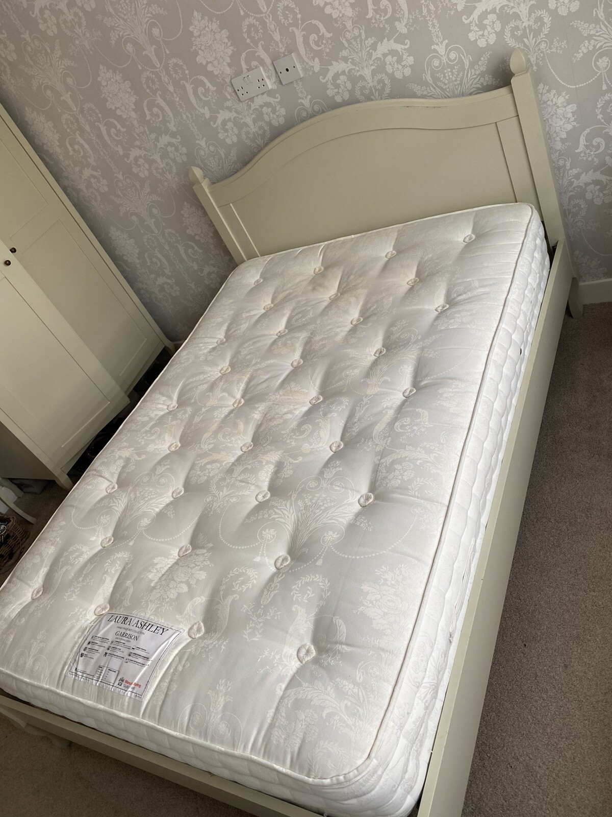 Laura Ashley Rosalind Double Bed RRP£695 French/Shabby Chic + Mattress