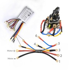 24V 500W Brush Motor Controller Reverse Switch Scooter E-bike ATV Go Kart Quad