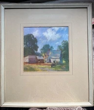 James Topping Personalized Print/ Lithograph “ The Barnyard”
