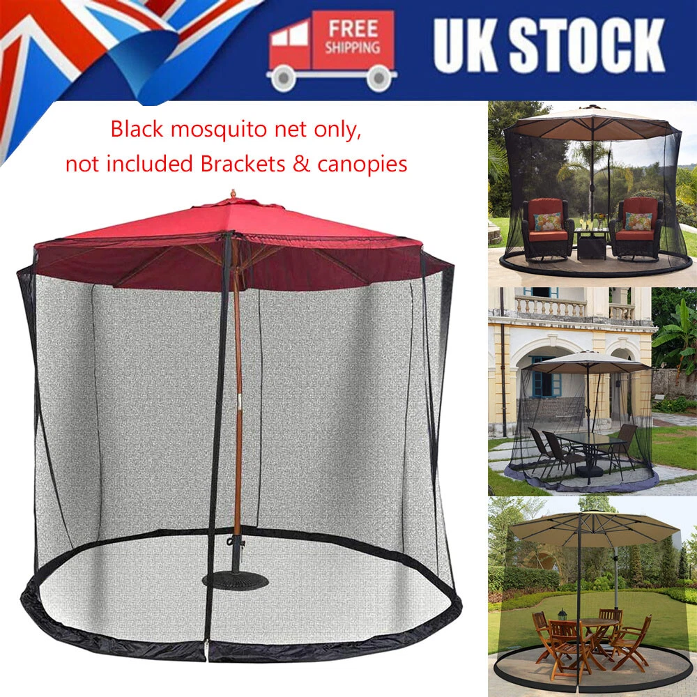 3M Outdoor Garden Umbrella Table Screen Fly Umbrella Mosquito Net