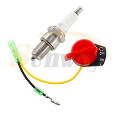 On Off Stop Switch Two Wire for Honda GX110 GX120 GX140 GX160 GX200 Spark Plug