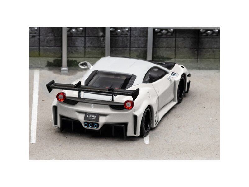 FERRARI 458 GT - LBWK Silhouette - white - Star Models 1:64 FERRARI 458 GT - LBWK Silhouette - white - Star Models 1:64