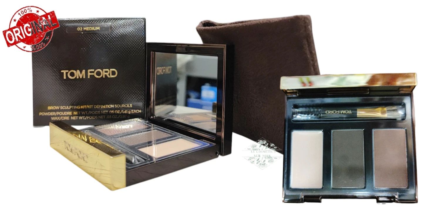 Tom Ford Brow Sculpting Kit 0.03fl oz 02 MEDIUM NEW in box
