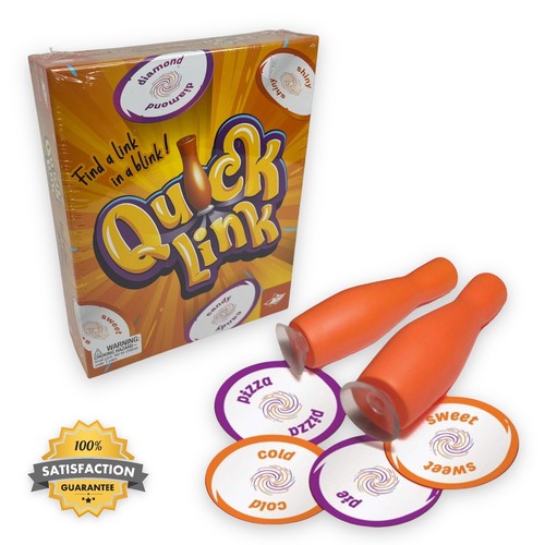 FoxMind Quick Link Familie passendes Wortspiel Alter 7+ (2-4 Spieler) FABRIKVERSIEGELT - Bild 1 von 10