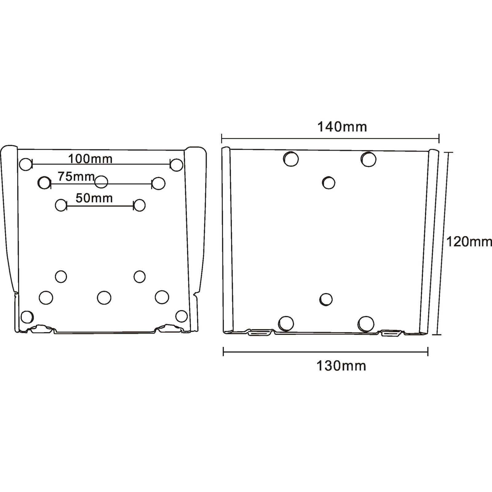 Thumbnail - Inline® Wandhalterung Für Flachbildschirme, 33-69cm (13-27 Zoll), Max.