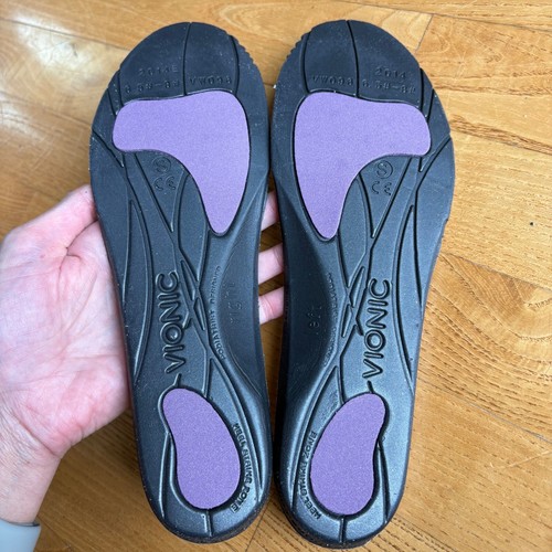 Vionic Magnolia Denver Slip On Sneakers Light Grey Canvas Womens size 8 Orthotic - Picture 16 of 17