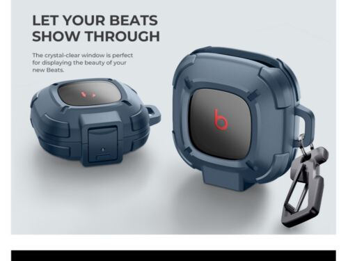 Custodia Dexnor per Beats Fit Pro 2021 Cover Ammortizzante con Moschettone Portachiavi - Foto 34 di 60