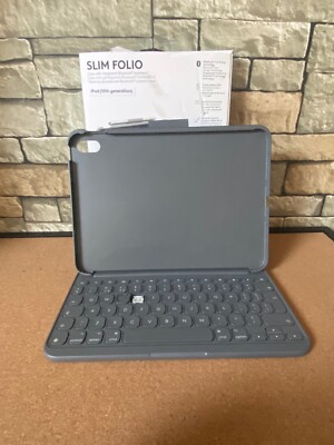Logitech Slim Folio iPad 10. Generation UK Tastatur - 1 Taste + Scharniere + Gummi