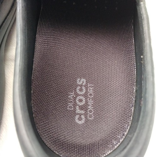 Crocs Neria Pro II Women's Clogs Size 6 Black Silver Roses Slip Resistant - Picture 6 of 16