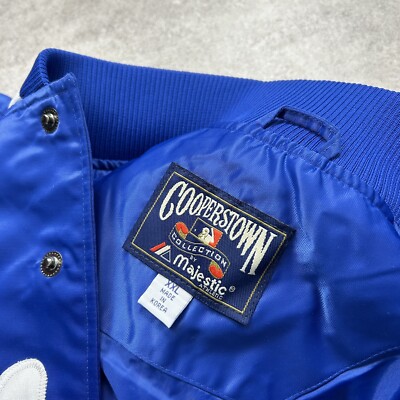 VTG 90s MLB BROOKLYN DODGERS NEW YORK SATIN JACKET MAJESTIC