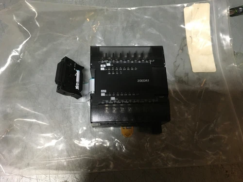 Omron programmable controller, CP1W-20EDR1, in/out unit,