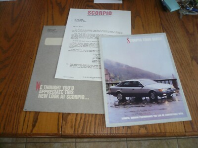 Scorpio Tour Guide Sales Brochure - Introduction Mailer in Envelope