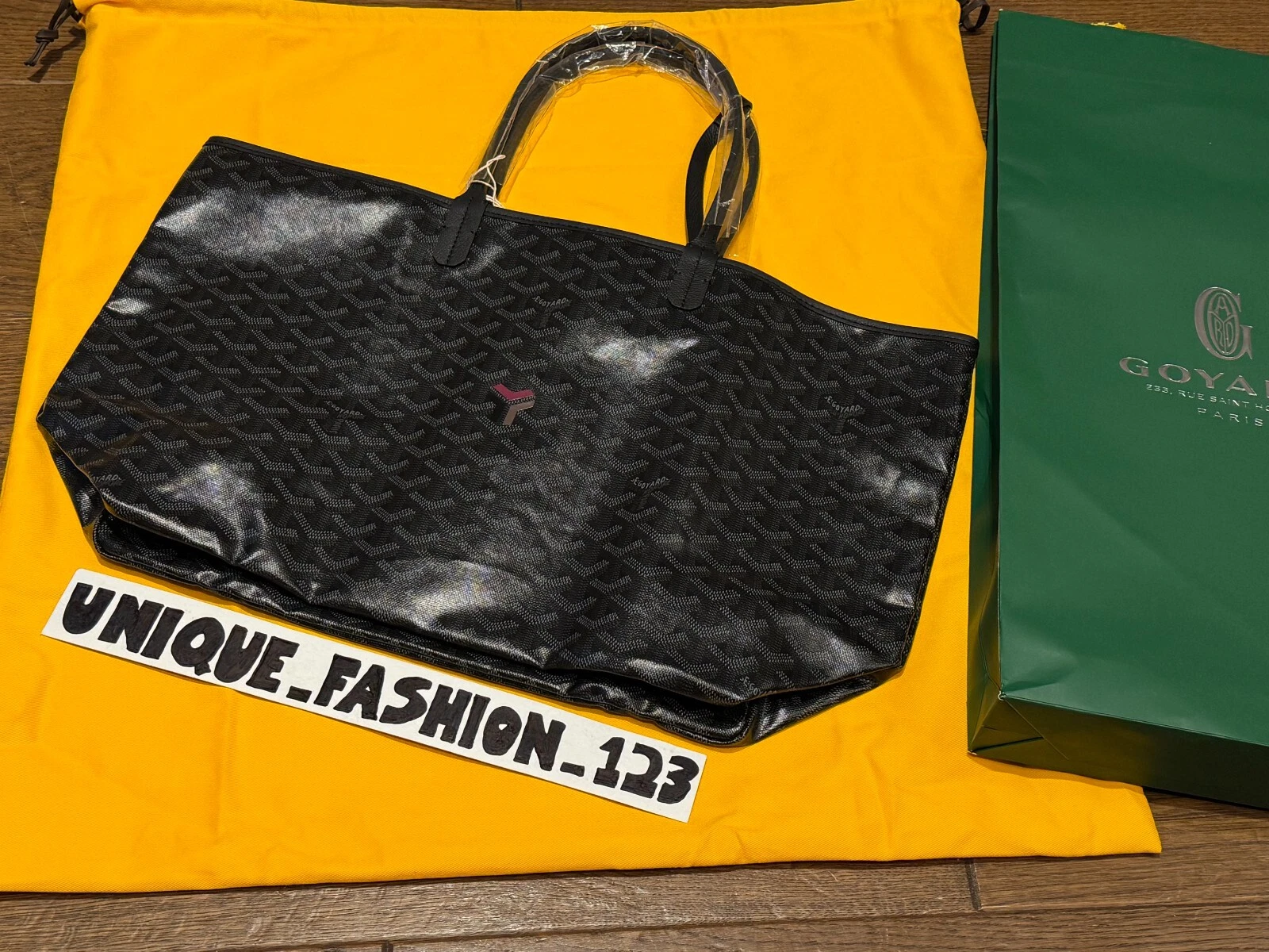 Goyard St Louis PM Tote Bag Jet Black London apertura negozio 1 60 edizione limitata