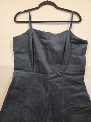 ashley stewart plus size 16 pre-owned A-line Denim dress | eBay