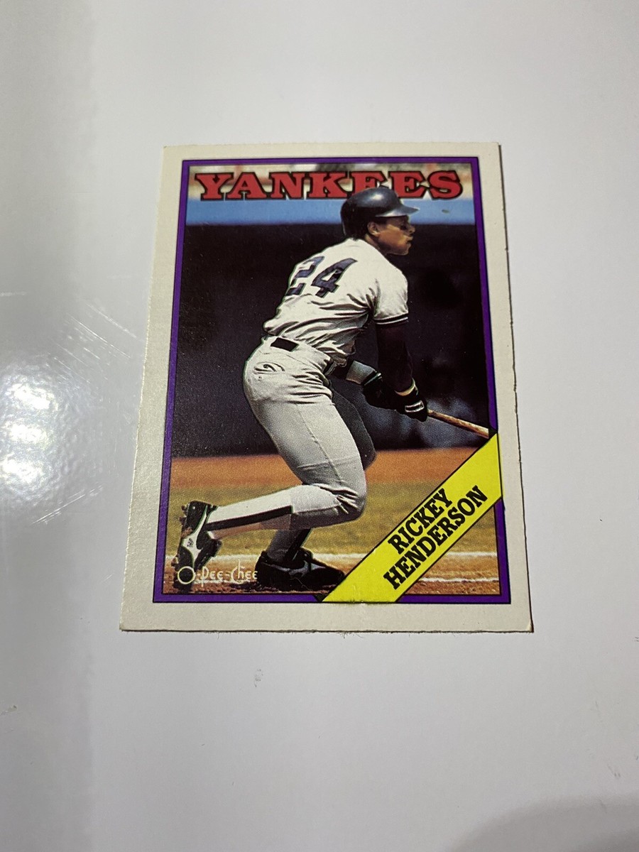 1988 Topps Rickey Henderson #60 Baseball Card Misprint Card | eBay