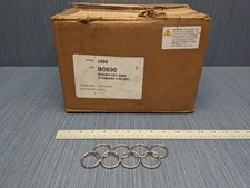 Lot of 2500 Split Key Rings 6 High Quality 43mm Silver Nickel Color
